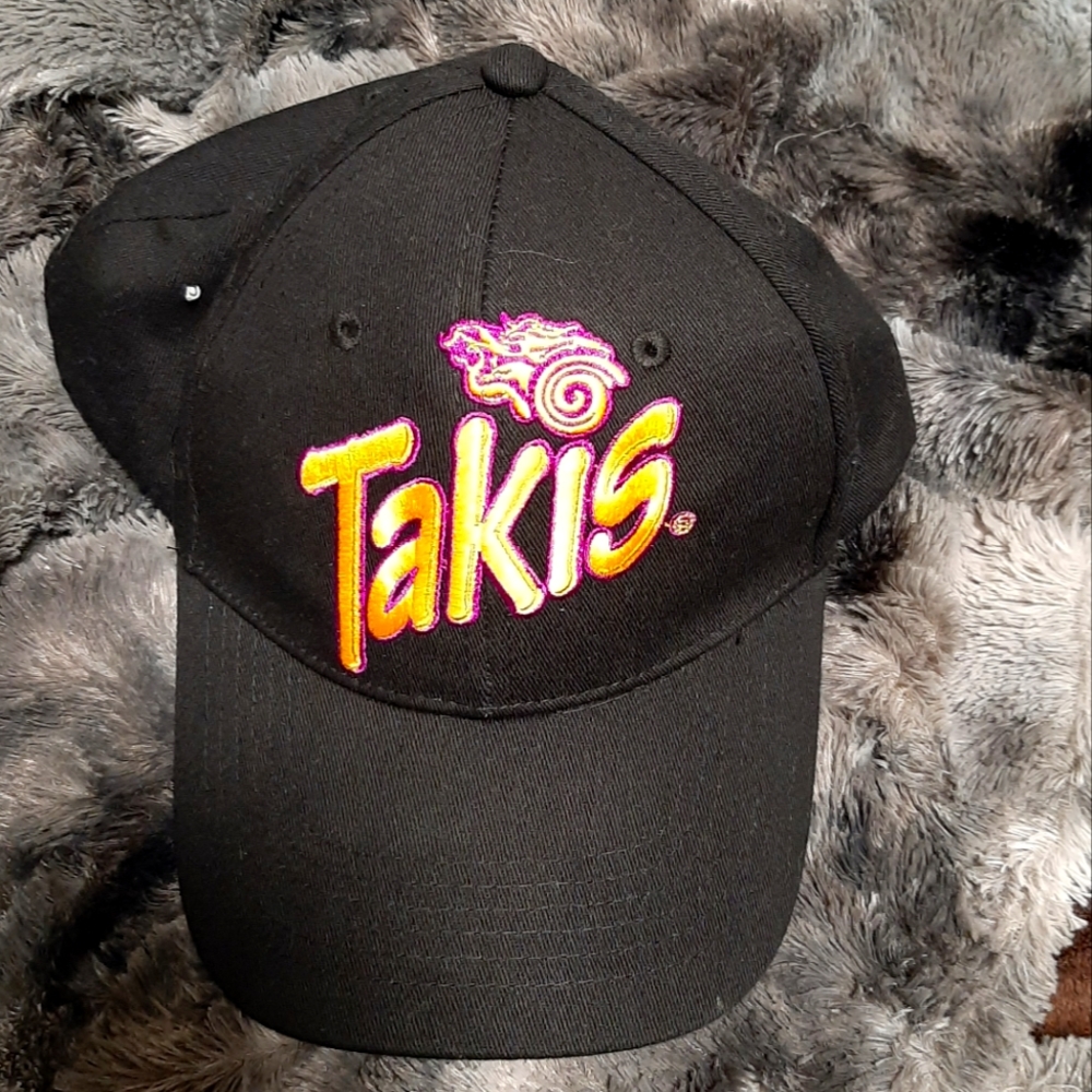 TAKIS black gold purple baseball cap